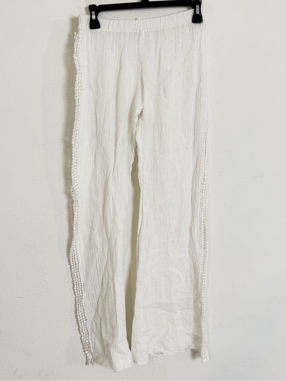 Alexis white cotton gauze pants